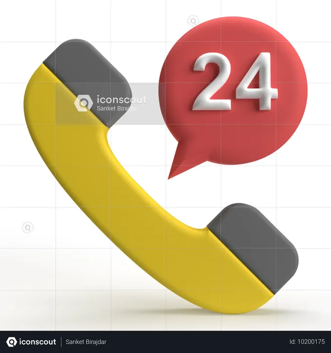 Phone Service  3D Icon