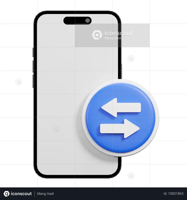 電話取引  3D Icon