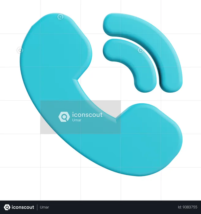 Phonecall  3D Icon