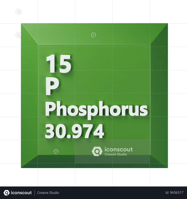 Phosphorus  3D Icon