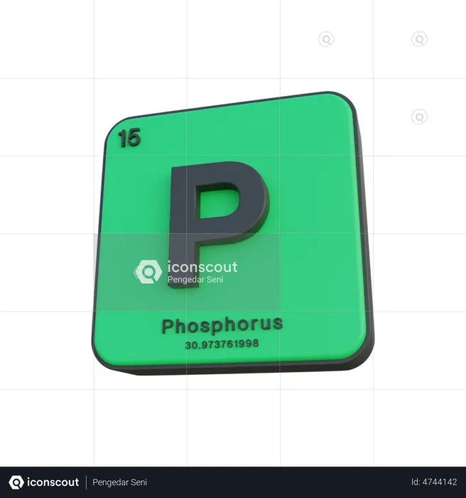 Phosphorus  3D Illustration