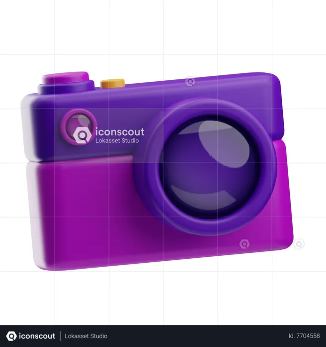Photo Camera  3D Icon