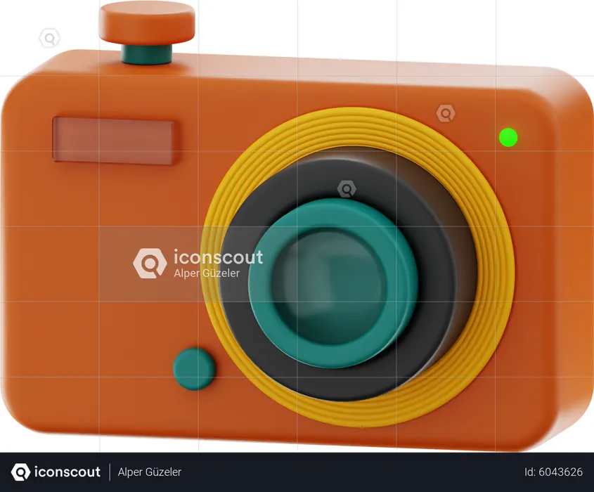 Photo Camera  3D Icon