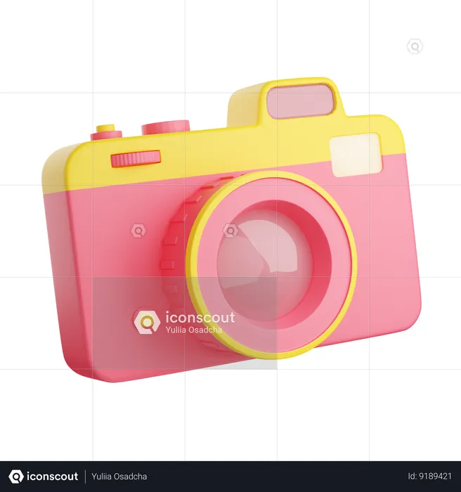 Photo Camera  3D Icon