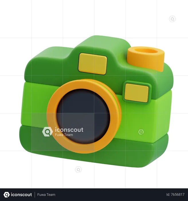 Photo Camera  3D Icon