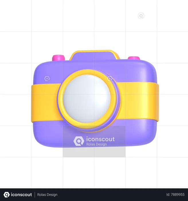 Photo camera  3D Icon