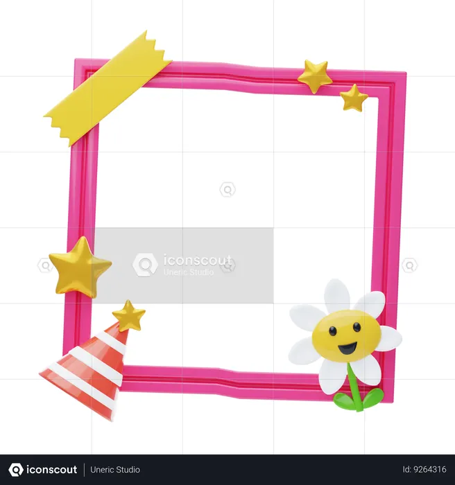 Photo Frame  3D Icon