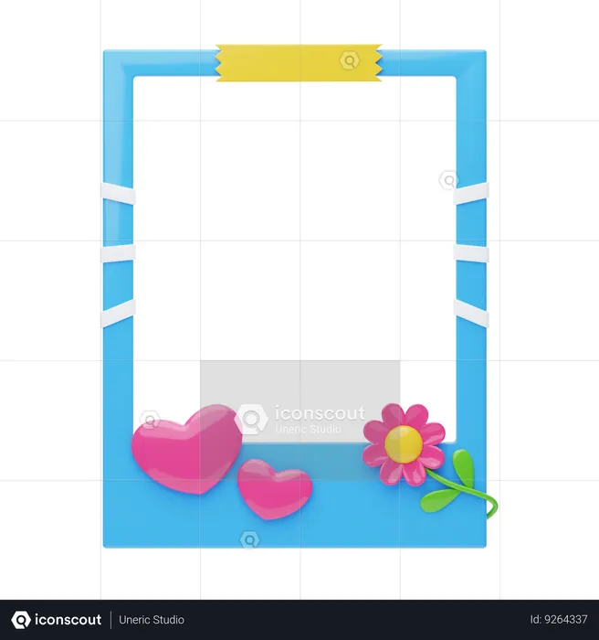 Photo Frame  3D Icon