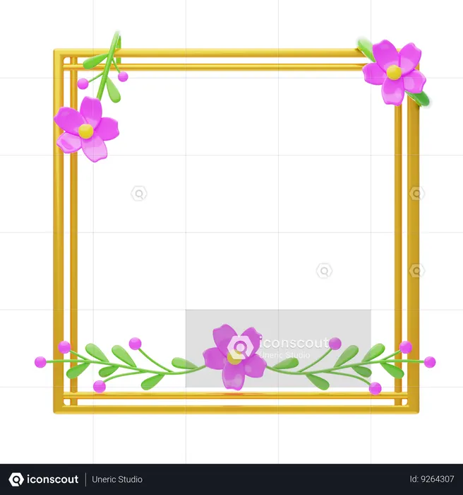 Photo Frame  3D Icon