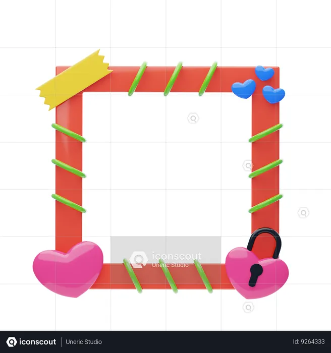 Photo Frame  3D Icon