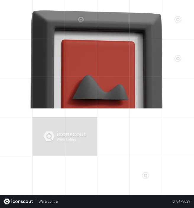 Photo Frame  3D Icon