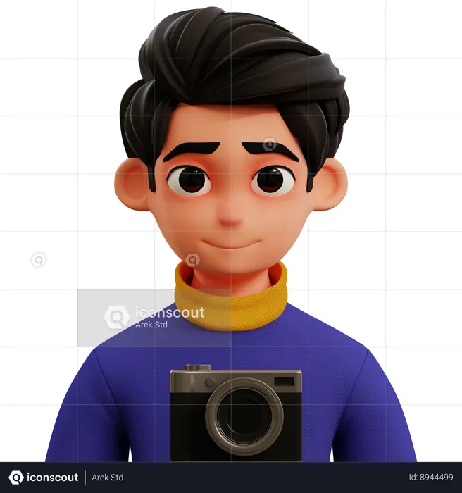 Photographer 3d avatar  3D Icon