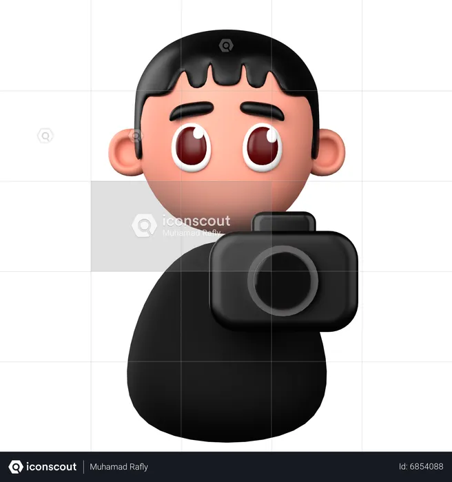 Photographer  3D Icon