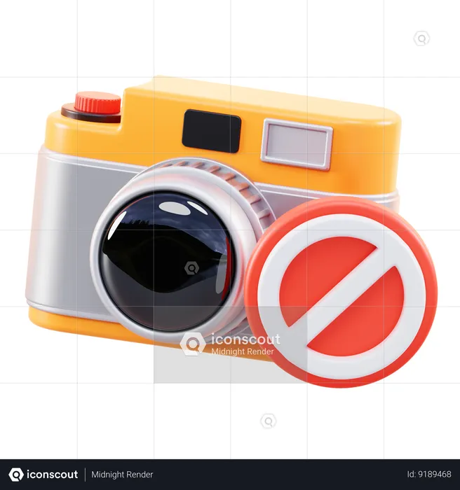 Photographing Is Prohibited  3D Icon