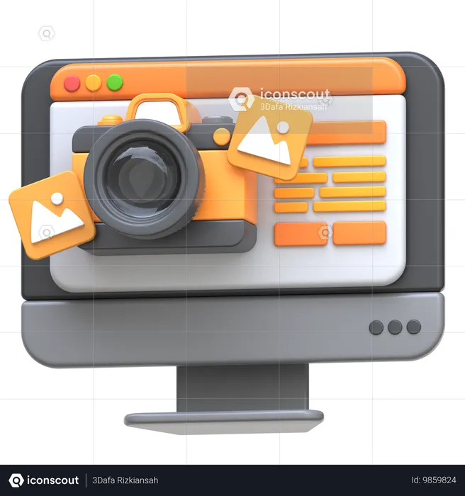 Photography Online Course  3D Icon