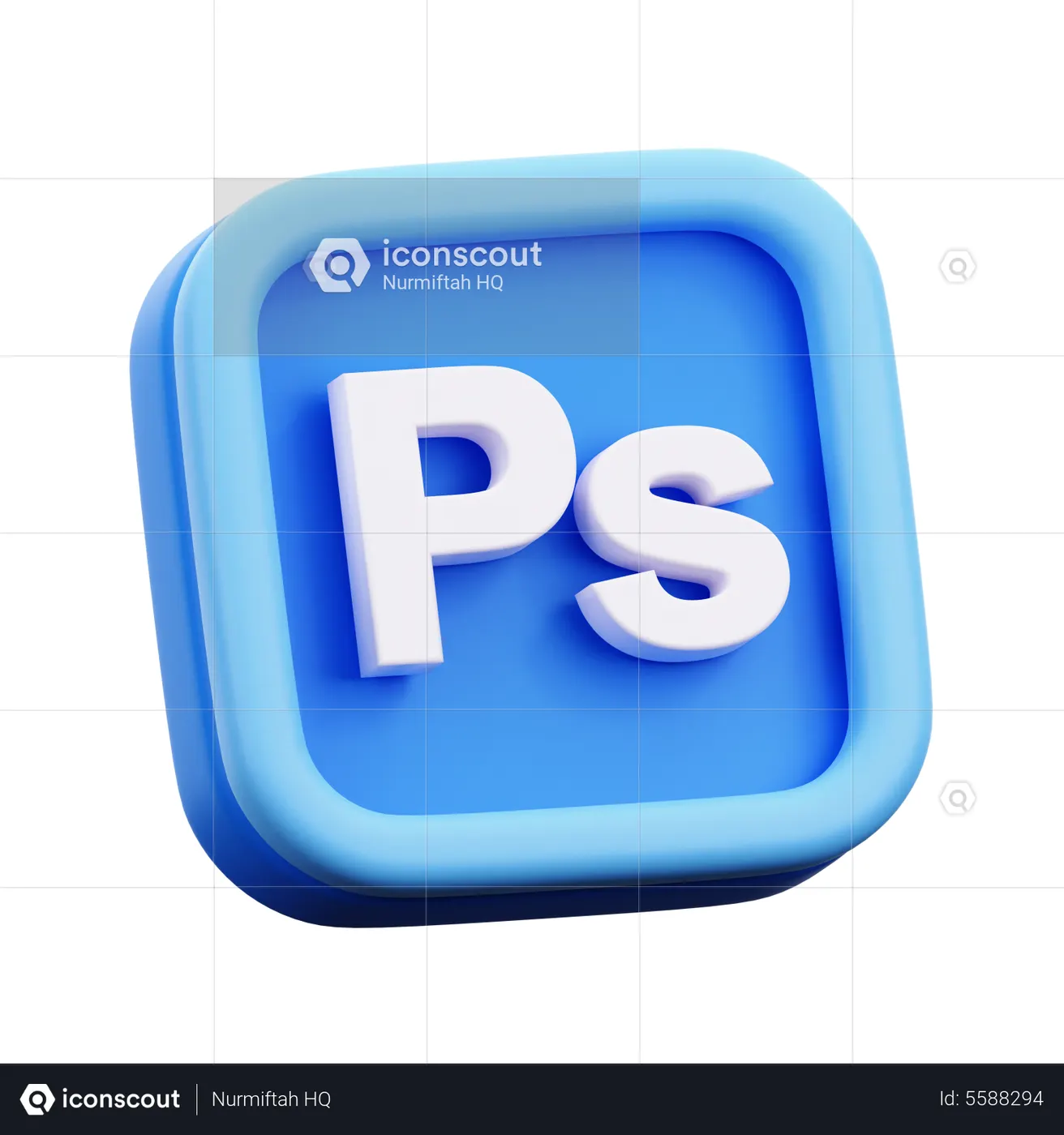 Photoshop 3D Icon - Free Download Design & Development 3D Icons | IconScout