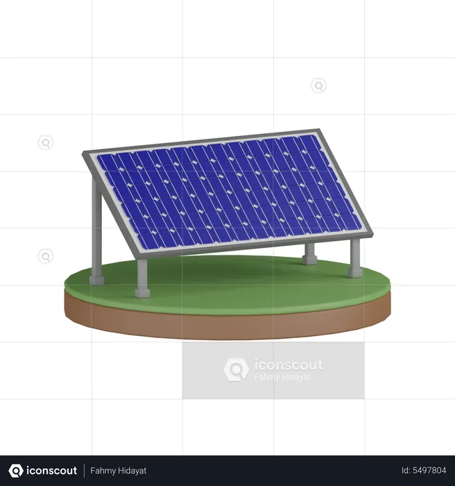 Photovoltaic Cell  3D Icon