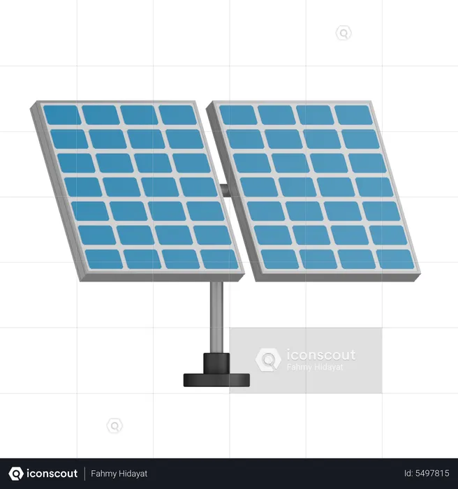 Photovoltaic Cell  3D Icon