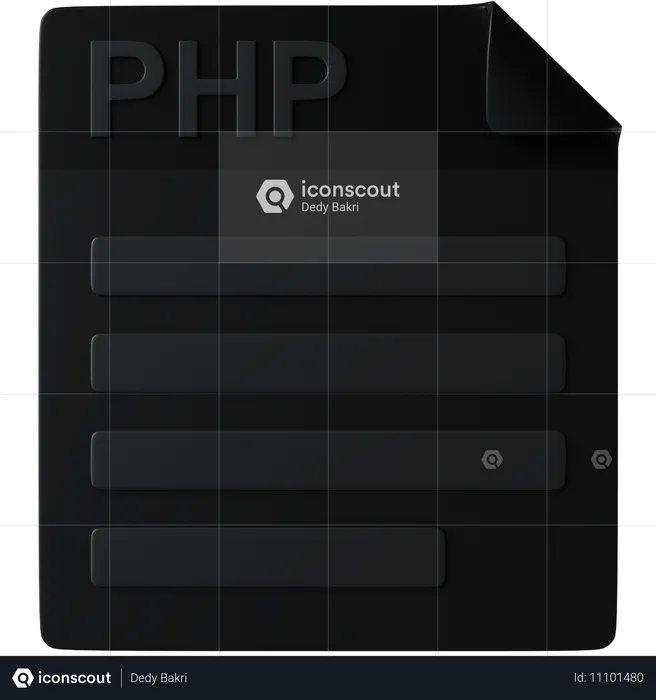 Php  3D Icon