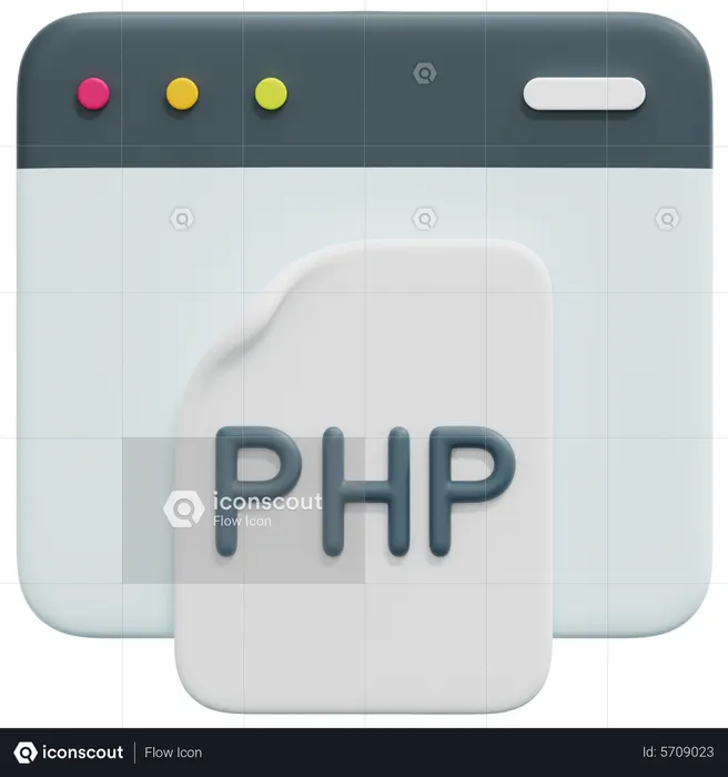 Php  3D Icon