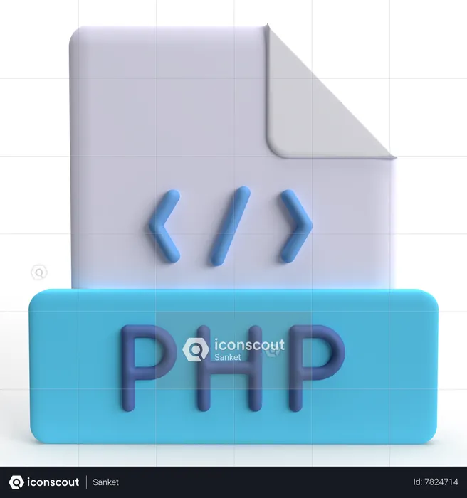 PHP  3D Icon