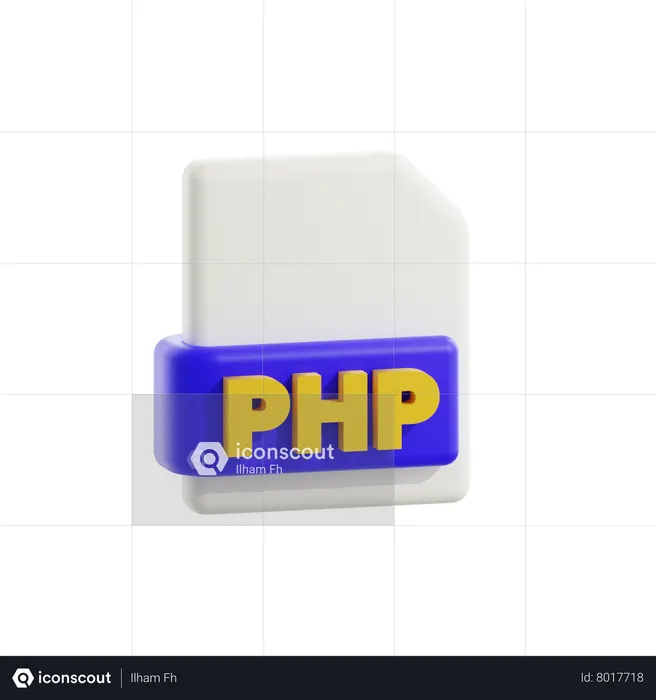 Php File  3D Icon