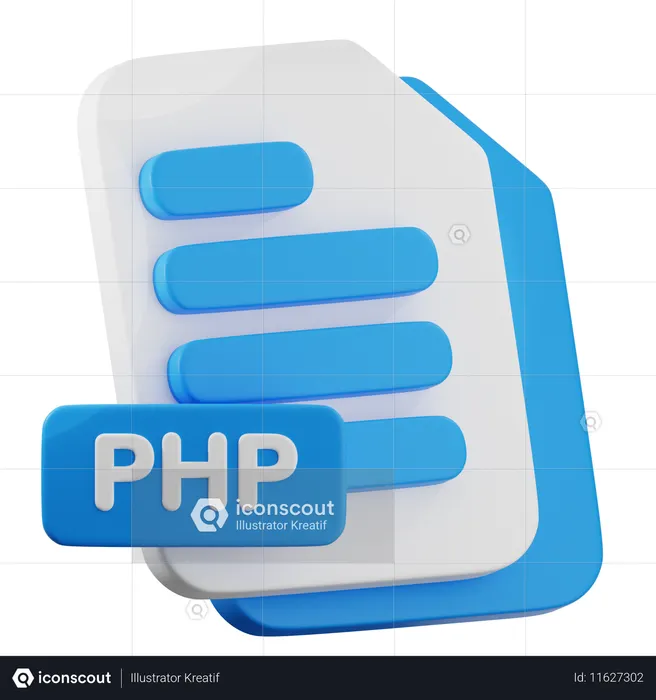 PHP File  3D Icon