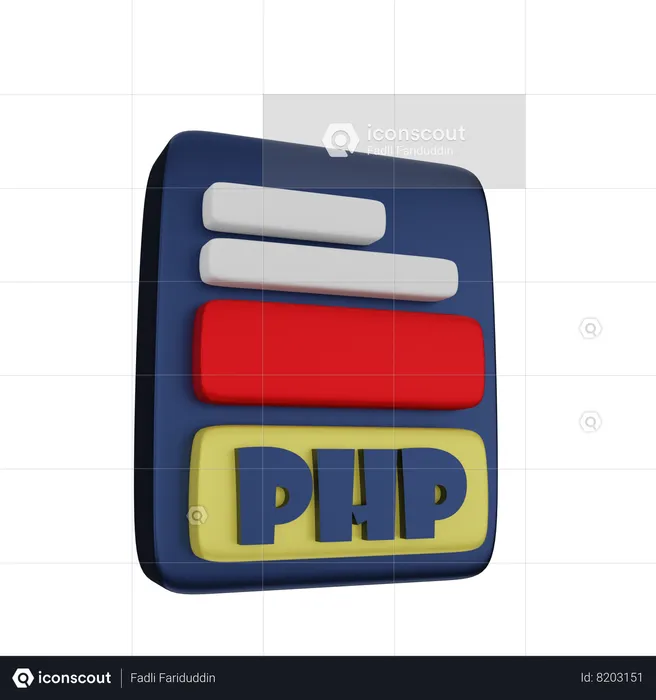 Php File  3D Icon