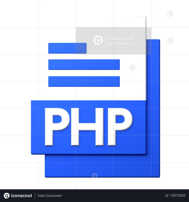 PHP File  3D Icon