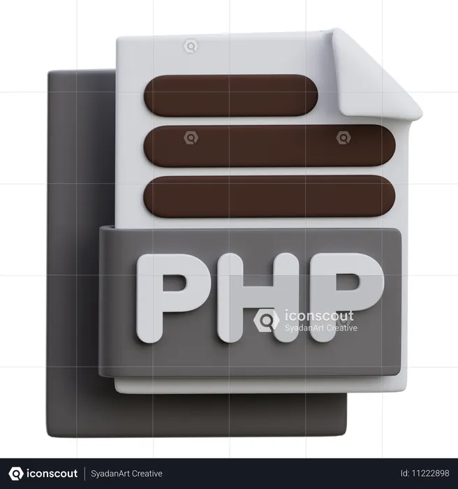 Php File  3D Icon