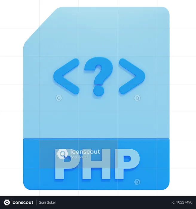PHP File  3D Icon