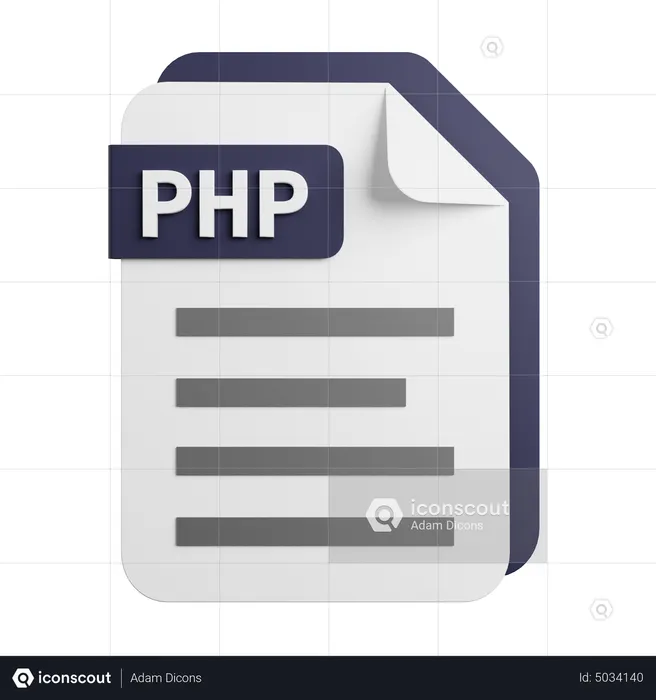 Php File  3D Icon