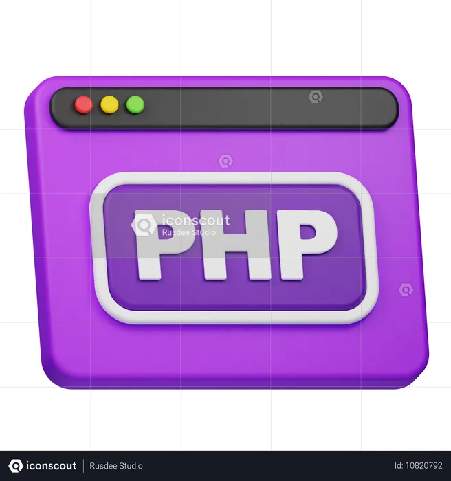 Site web php  3D Icon