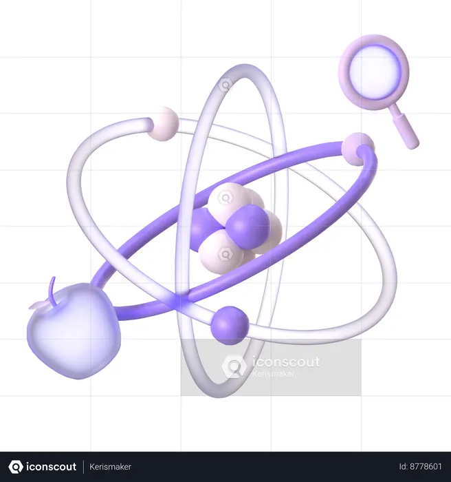 Physics Knowledge  3D Icon
