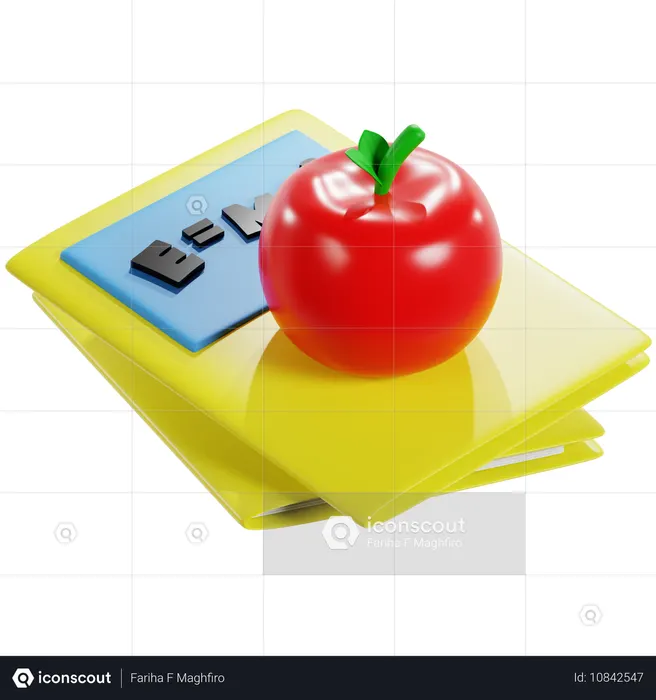 アップルの物理学の勉強本  3D Icon