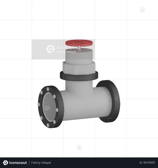 Pipeline de afundamento  3D Icon