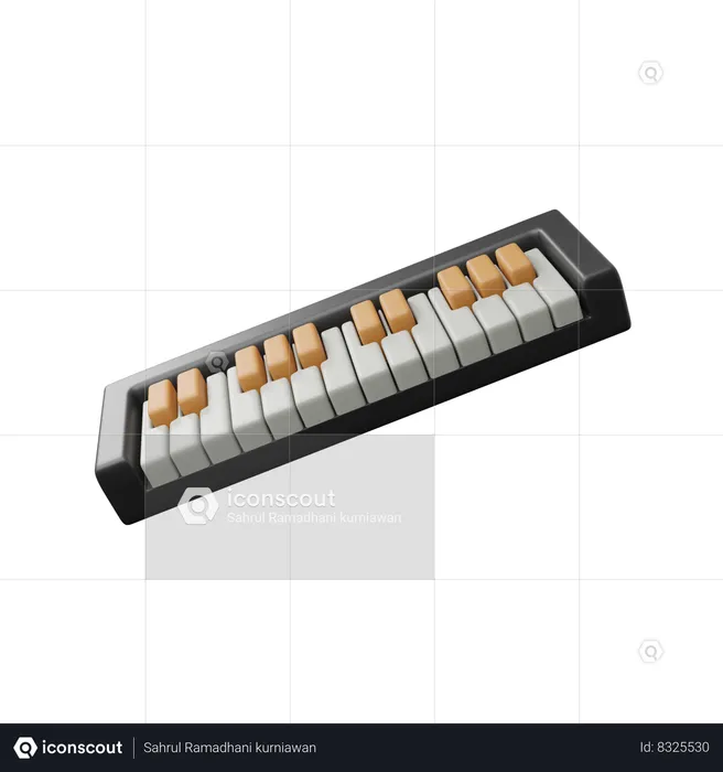 Piano  3D Icon