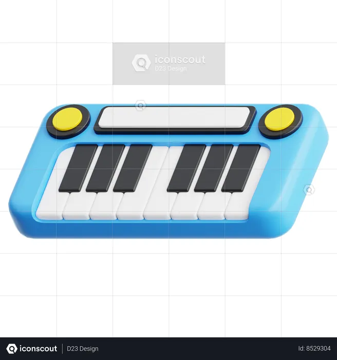 Piano  3D Icon