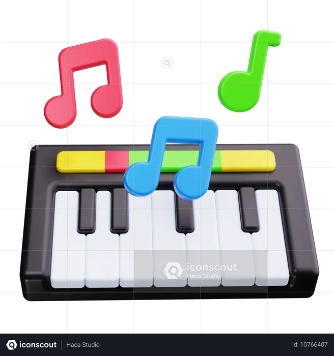 Piano  3D Icon