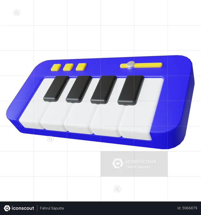 Piano  3D Icon