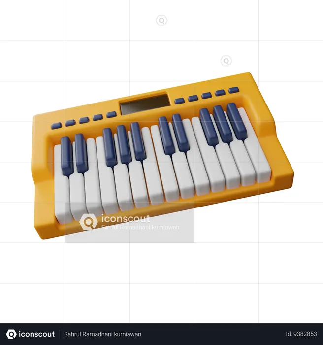 Piano  3D Icon