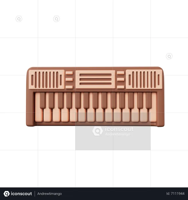 Piano  3D Icon