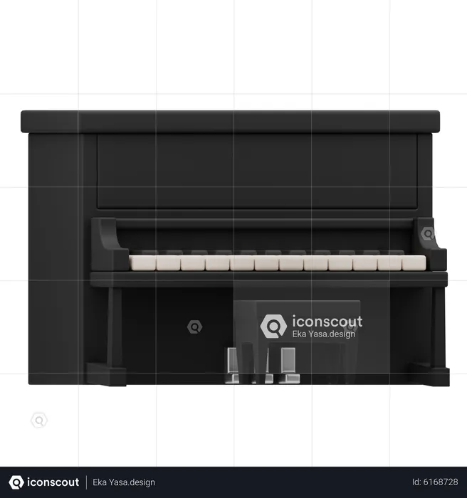 Piano  3D Icon