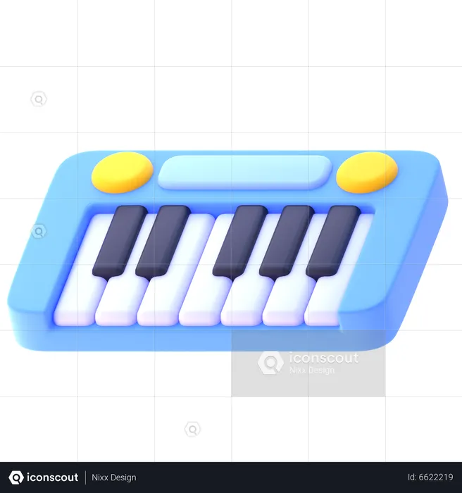 Piano  3D Icon