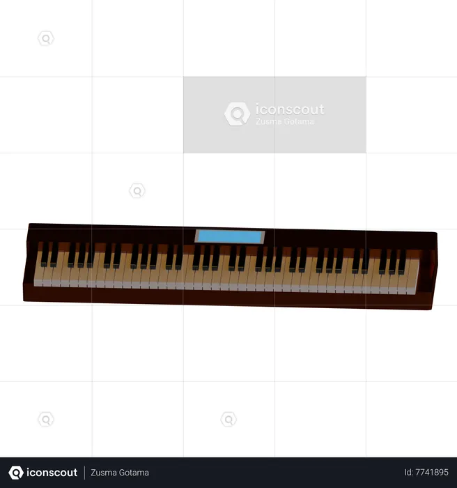 Piano  3D Icon