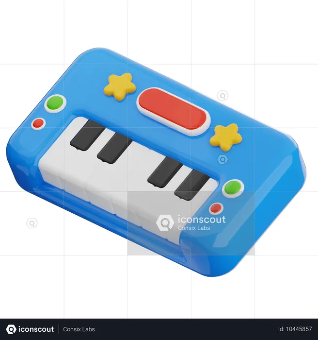 Piano de brinquedo  3D Icon