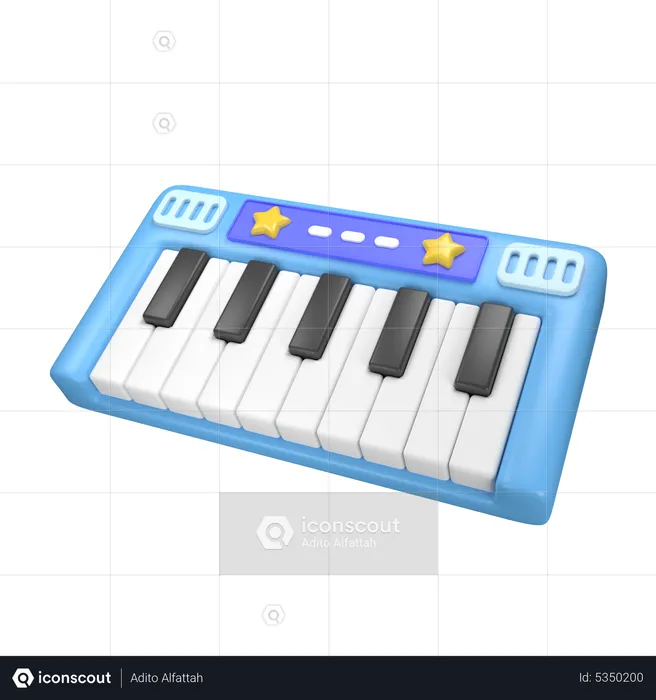 Jouet de piano  3D Icon