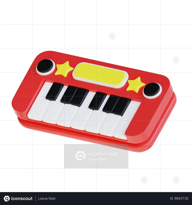 Piano Kid  3D Icon