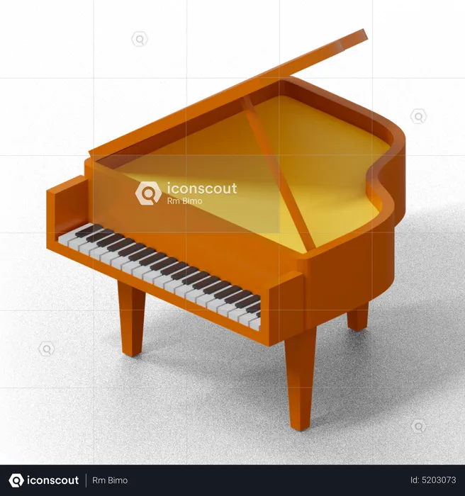 Piano Table  3D Icon