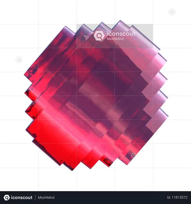 Pião abstrato  3D Icon